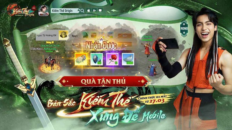 Hướng dẫn cách nạp Kiếm Thế Origin trực tiếp trong Game