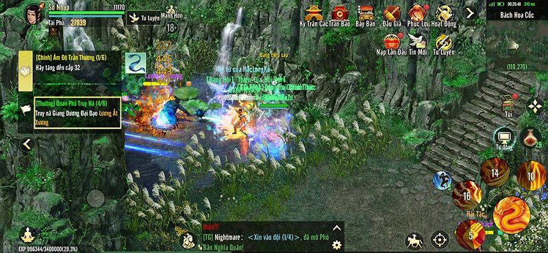 Hệ Thống Phần Thưởng Cực Hấp Dẫn Khi Tham Gia PK Liên Server