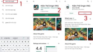 Hướng dẫn chi tiết cách tải Kiếm Thế Origin về điện thoại Android